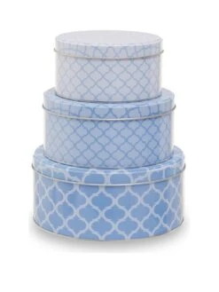 Premier Housewares Kensington Set Of 3 Storage Tins