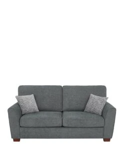 Very Home Hopton Fabric 4 Seater Sofa - Grey 8 Very Home Hopton Fabric 4 Seater Sofa - Grey -Oleu Furniture Shop UJV4A SQ2 0000000005 GREY SLf
