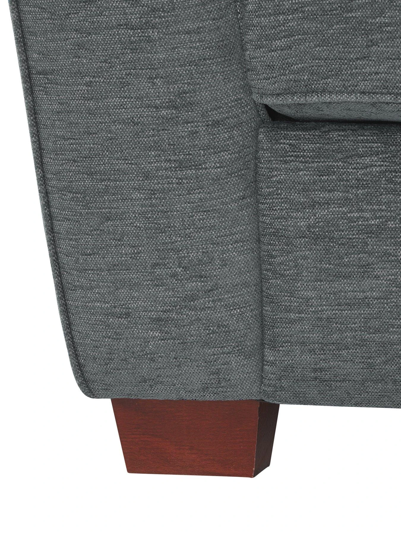 Very Home Hopton Fabric 4 Seater Sofa - Grey 7 Very Home Hopton Fabric 4 Seater Sofa - Grey - Image 5