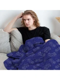 Playstation Cotton Weighted Blanket – 5 Kg  -Oleu Furniture Shop UKYY6 SQ5 0000000029 MULTI SLd3