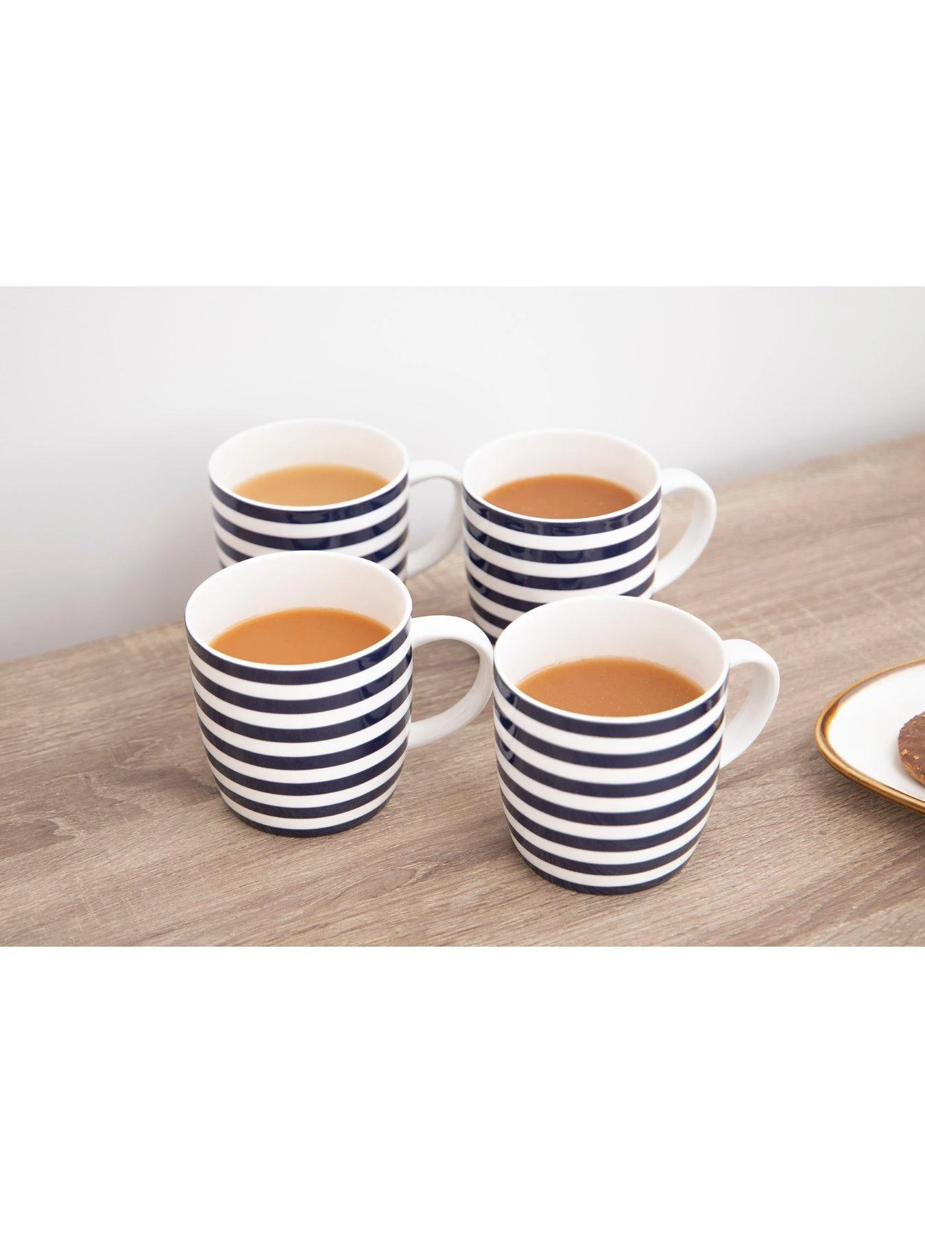 KitchenCraft Nautical Stripe Set Of 4 Barrel Mugs 7 KitchenCraft Nautical Stripe Set Of 4 Barrel Mugs - Image 5