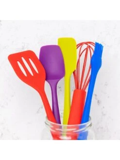 Colourworks Silicone 5 Piece Mini Utensils Set -Oleu Furniture Shop ULFQP SQ3 0000000029 MULTI SLd1