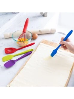 Colourworks Silicone 5 Piece Mini Utensils Set -Oleu Furniture Shop ULFQP SQ5 0000000029 MULTI SLd3
