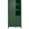 Mamas & Papas Melfi Storage Wardrobe - Green -Oleu Furniture Shop ULNWH SQ1 0000000047 GREEN SLf