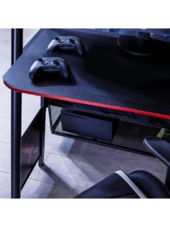 X Rocker Armada Dual Bunk Bed With Gaming Desk -Oleu Furniture Shop UNNVC SQ4 0000000004 BLACK SLd1