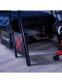 X Rocker Armada Dual Bunk Bed With Gaming Desk -Oleu Furniture Shop UNNVC SQ5 0000000004 BLACK SLd2