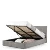 Julian Bowen Shoreditch High Headboard Lift-Up Double Storage Bed -Oleu Furniture Shop UPXQC SQ1 0000000005 GREY SLa