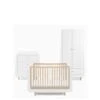 Snuz SnuzKot Skandi 3-Piece Nursery Furniture Set - White/Natural -Oleu Furniture Shop UQ6HK SQ1 0000000003 NATURAL SLf