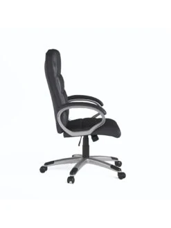 Alphason Hampton Leather Office Chair - Black -Oleu Furniture Shop UQJR5 SQ4 0000000004 BLACK SLd1