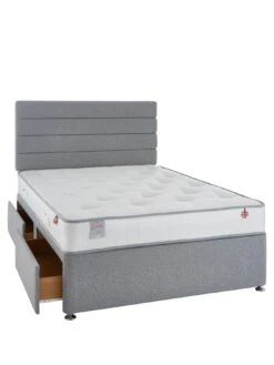 Airsprung Emme Ortho Divan With Storage Options -Oleu Furniture Shop UQZTV SQ3 0000000005 GREY SLd