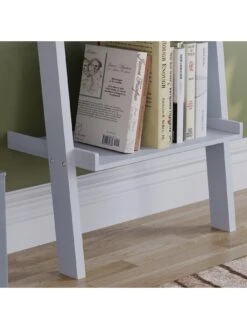 Vida Designs York 5 Tier Ladder Bookcase - Grey -Oleu Furniture Shop UR582 SQ4 0000000005 GREY SLd