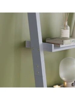 Vida Designs York 4 Tier Ladder Bookcase - Grey -Oleu Furniture Shop UR58W SQ6 0000000005 GREY SLd2