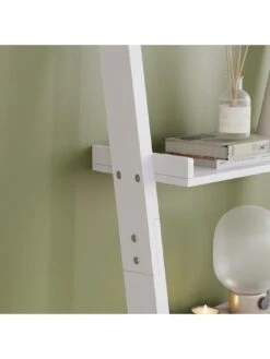 Vida Designs York 4 Tier Ladder Bookcase - White -Oleu Furniture Shop UR5BE SQ6 0000000013 WHITE SLd2