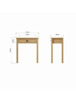 K-Interiors Shelton Part Assembled Solid Wood Dressing Table, Stool And Mirror Set -Oleu Furniture Shop UR7M9 SQ7 0000000138 RUSTIC OAK DGy