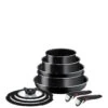 Tefal Ingenio Easy Cook 10pc Removable Handle, Stackable Pan Set L1549042 1 Tefal Ingenio Easy Cook 10pc Removable Handle, Stackable Pan Set L1549042 -Oleu Furniture Shop UR8NR SQ1 0000000004 BLACK SLf