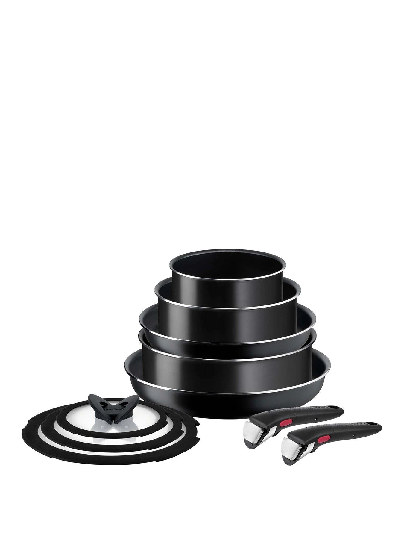 Tefal Ingenio Easy Cook 10pc Removable Handle, Stackable Pan Set L1549042 3 Tefal Ingenio Easy Cook 10pc Removable Handle, Stackable Pan Set L1549042
