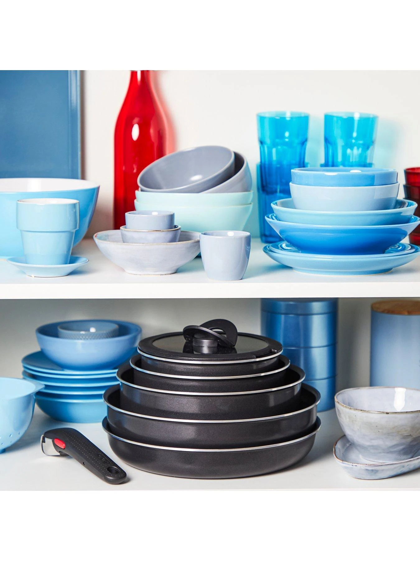 Tefal Ingenio Easy Cook 10pc Removable Handle, Stackable Pan Set L1549042 7 Tefal Ingenio Easy Cook 10pc Removable Handle, Stackable Pan Set L1549042 - Image 5