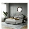 Queer Eye Aspen Velvet Double Bed 1 Queer Eye Aspen Velvet Double Bed -Oleu Furniture Shop URK8Z SQ1 0000000005 GREY SLa