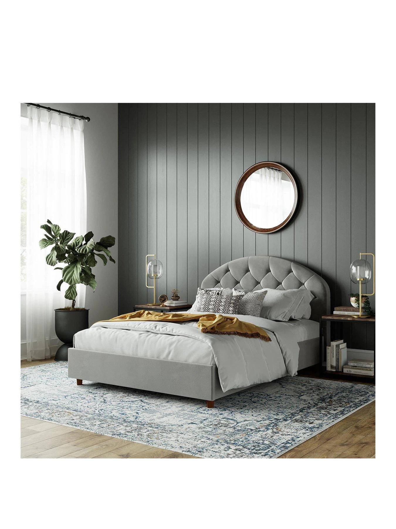 Queer Eye Aspen Velvet Double Bed 3 Queer Eye Aspen Velvet Double Bed