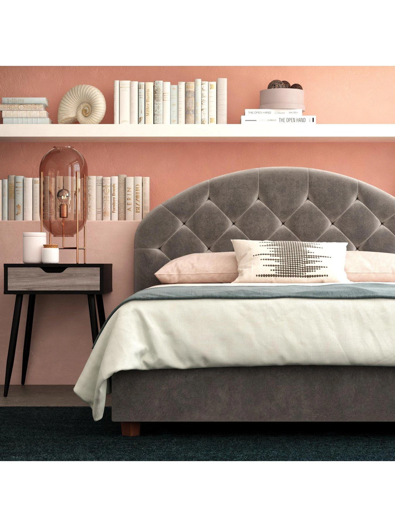 Queer Eye Aspen Velvet Double Bed 4 Queer Eye Aspen Velvet Double Bed - Image 2