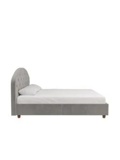 Queer Eye Aspen Velvet Double Bed 15 Queer Eye Aspen Velvet Double Bed -Oleu Furniture Shop URK8Z SQ7 0000000005 GREY DGy