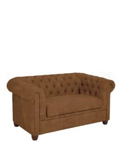 Very Home Chester Chesterfield Leather Look 2 Seater Sofa - Chocolate - FSC® Certified 10 Very Home Chester Chesterfield Leather Look 2 Seater Sofa - Chocolate - FSC® Certified -Oleu Furniture Shop URLHV SQ4 0000000008 CHOCOLATE SLa