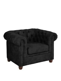 Very Home Chester Chesterfield Leather Look Armchair - Black - FSC® Certified 10 Very Home Chester Chesterfield Leather Look Armchair - Black - FSC® Certified -Oleu Furniture Shop URLJ2 SQ4 0000000004 BLACK SLa