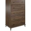 Queer Eye Farnsworth 5 Drawer Chest -Oleu Furniture Shop UTFDP SQ1 0000000007 WALNUT SLf