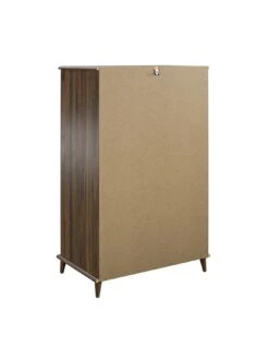 Queer Eye Farnsworth 5 Drawer Chest -Oleu Furniture Shop UTFDP SQ5 0000000007 WALNUT SLd1