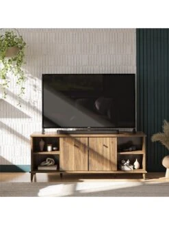 Queer Eye Farnsworth TV Stand - Fits Up To 55 Inch TV -Oleu Furniture Shop UTFDY SQ4 0000000007 WALNUT SLd1