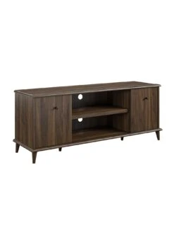 Queer Eye Farnsworth TV Stand - Fits Up To 55 Inch TV -Oleu Furniture Shop UTFDY SQ5 0000000007 WALNUT SLd2