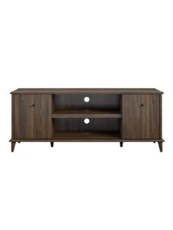 Queer Eye Farnsworth TV Stand - Fits Up To 55 Inch TV -Oleu Furniture Shop UTFDY SQ6 0000000007 WALNUT RSr1