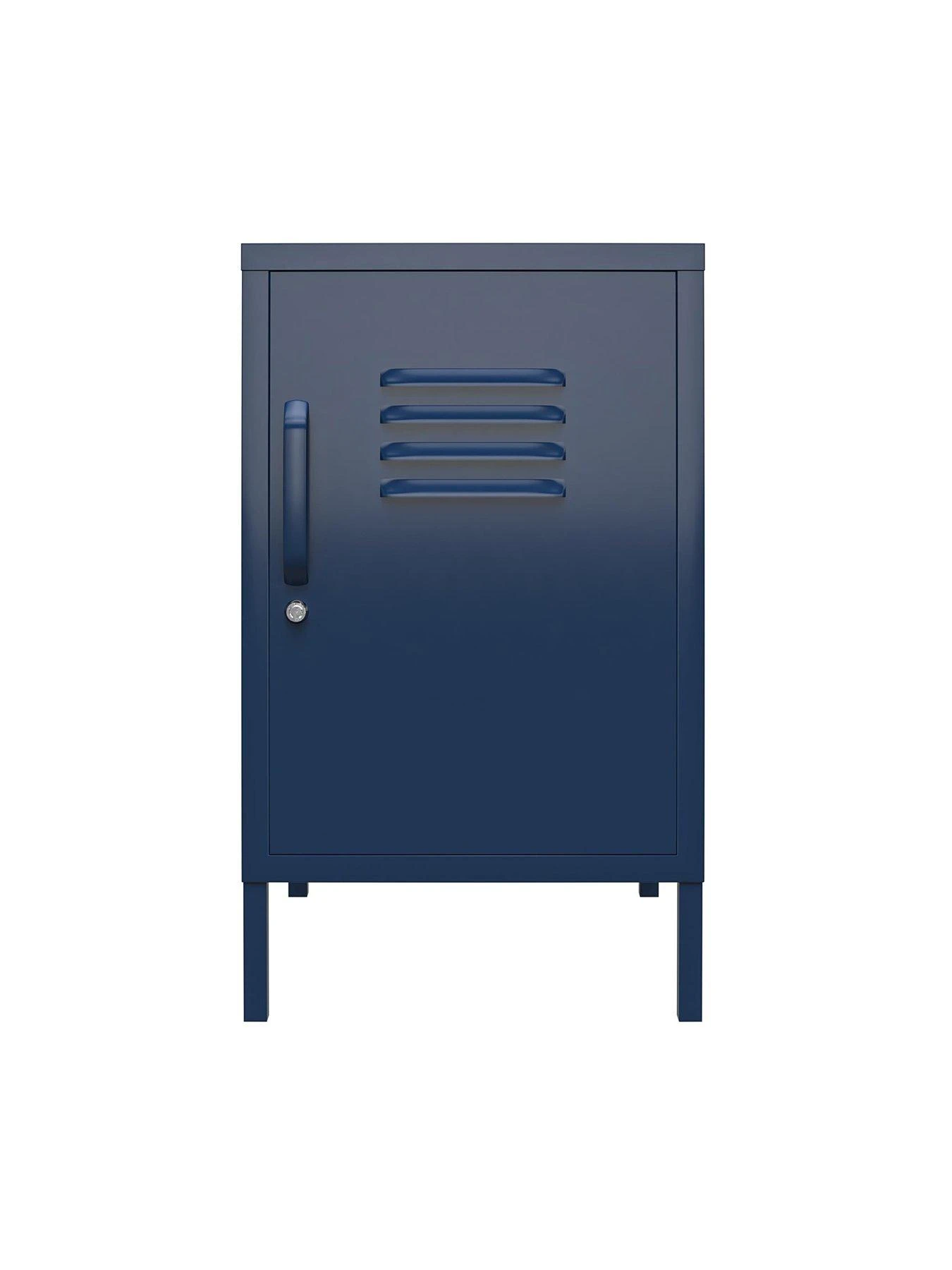 Queer Eye Bradford Metal Locker End Table - Navy 5 Queer Eye Bradford Metal Locker End Table - Navy - Image 3