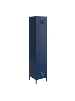 Queer Eye Bradford Single Metal Storage Cabinet - Navy -Oleu Furniture Shop UTFFG SQ5 0000000048 NAVY SLd2