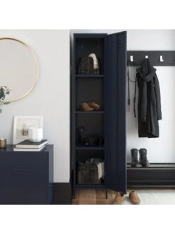 Queer Eye Bradford Single Metal Storage Cabinet - Navy -Oleu Furniture Shop UTFFG SQ6 0000000048 NAVY RSr1