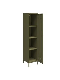 Queer Eye Bradford Single Metal Storage Cabinet - Green 11 Queer Eye Bradford Single Metal Storage Cabinet - Green -Oleu Furniture Shop UTFFH SQ4 0000000047 GREEN SLd1