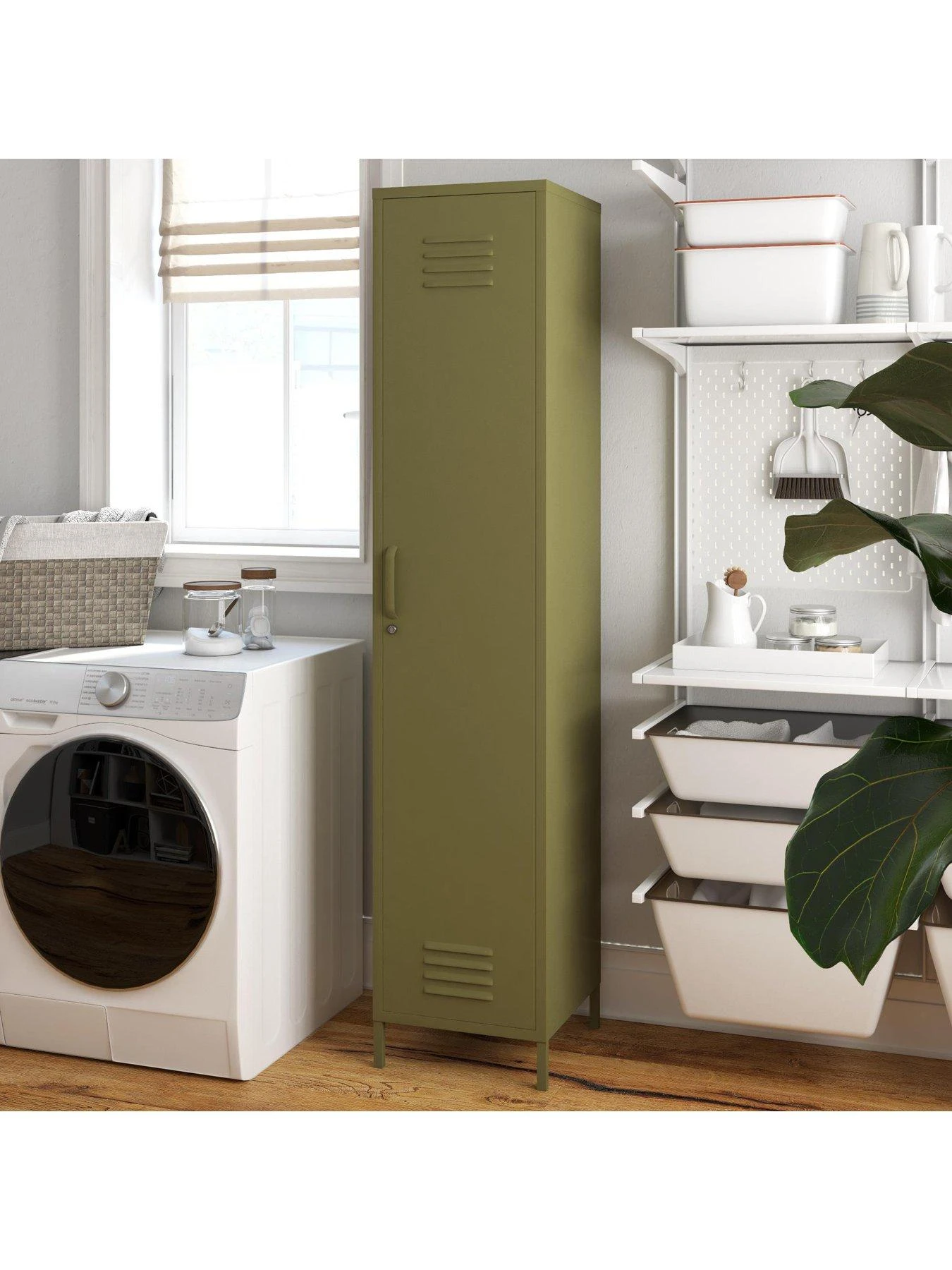 Queer Eye Bradford Single Metal Storage Cabinet - Green 7 Queer Eye Bradford Single Metal Storage Cabinet - Green - Image 5