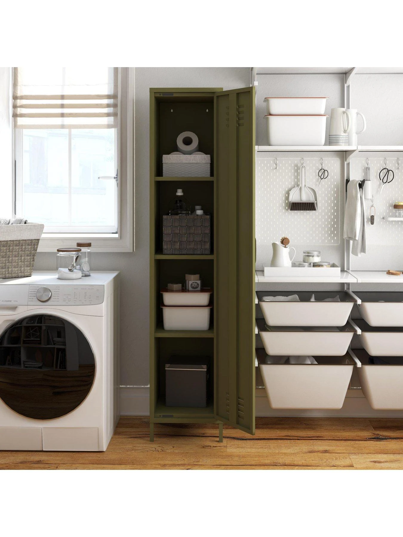 Queer Eye Bradford Single Metal Storage Cabinet - Green 8 Queer Eye Bradford Single Metal Storage Cabinet - Green - Image 6