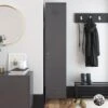Queer Eye Bradford Single Metal Storage Cabinet - Grey 2 Queer Eye Bradford Single Metal Storage Cabinet - Grey -Oleu Furniture Shop UTFFK SQ1 0000000005 GREY RSr