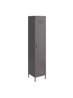 Queer Eye Bradford Single Metal Storage Cabinet - Grey 12 Queer Eye Bradford Single Metal Storage Cabinet - Grey -Oleu Furniture Shop UTFFK SQ5 0000000005 GREY SLd2