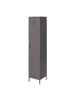 Queer Eye Bradford Single Metal Storage Cabinet - Grey 13 Queer Eye Bradford Single Metal Storage Cabinet - Grey -Oleu Furniture Shop UTFFK SQ6 0000000005 GREY RSr1