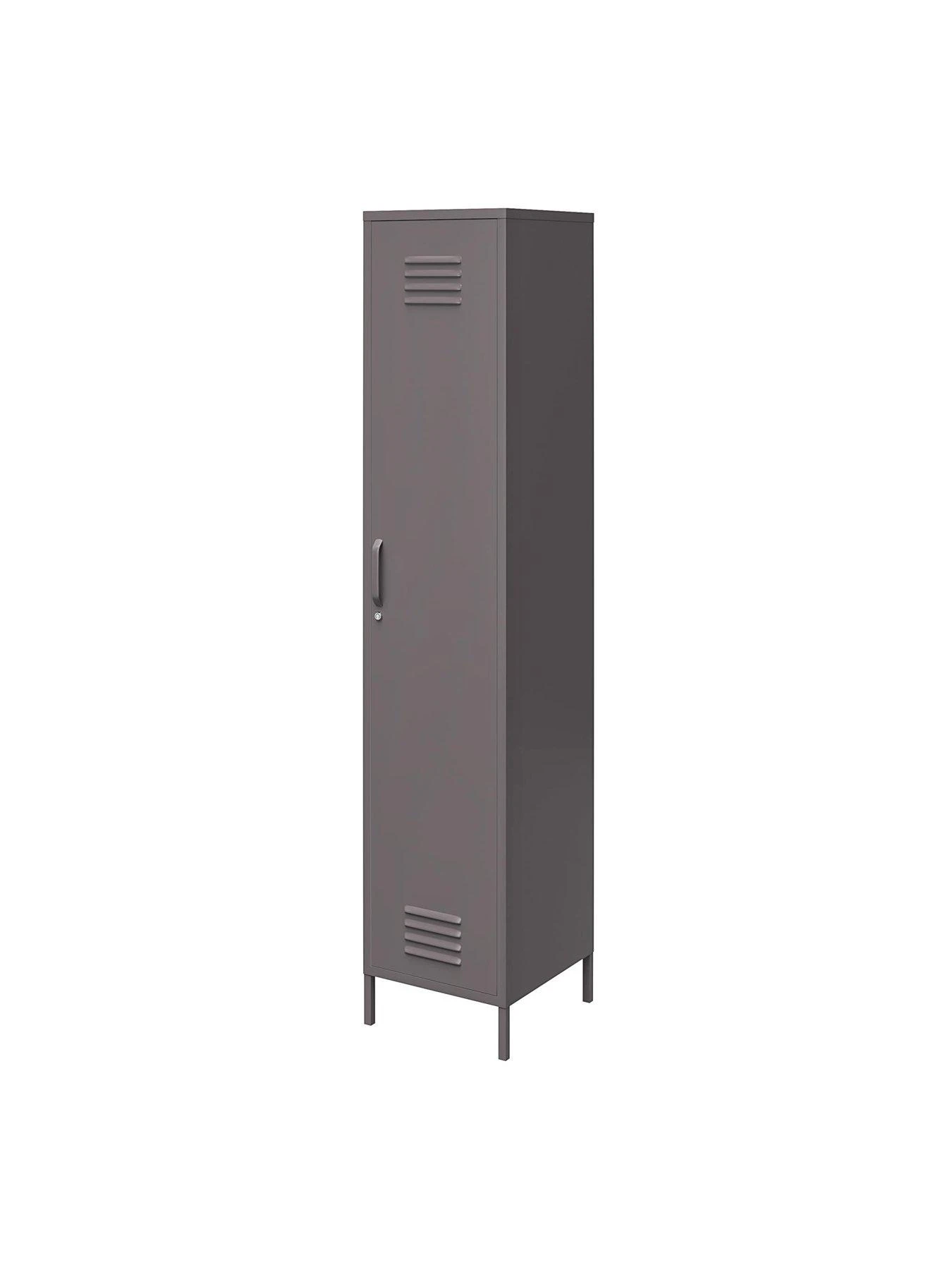 Queer Eye Bradford Single Metal Storage Cabinet - Grey 8 Queer Eye Bradford Single Metal Storage Cabinet - Grey - Image 6