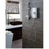 Triton Collection II 9.5kW Electric Shower - Brushed Steel -Oleu Furniture Shop UTLG2 SQ1 0000000238 STEEL SLf