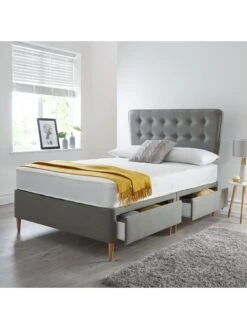 Airsprung Astrid Ortho Double 4 Draw Divan - With Headboard