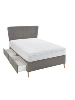 Airsprung Astrid Ortho Double 4 Draw Divan - With Headboard 11 Airsprung Astrid Ortho Double 4 Draw Divan - With Headboard -Oleu Furniture Shop UTXGP SQ3 0000000005 GREY SLd
