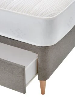 Airsprung Astrid Ortho Double 4 Draw Divan - With Headboard 12 Airsprung Astrid Ortho Double 4 Draw Divan - With Headboard -Oleu Furniture Shop UTXGP SQ4 0000000005 GREY SLd1