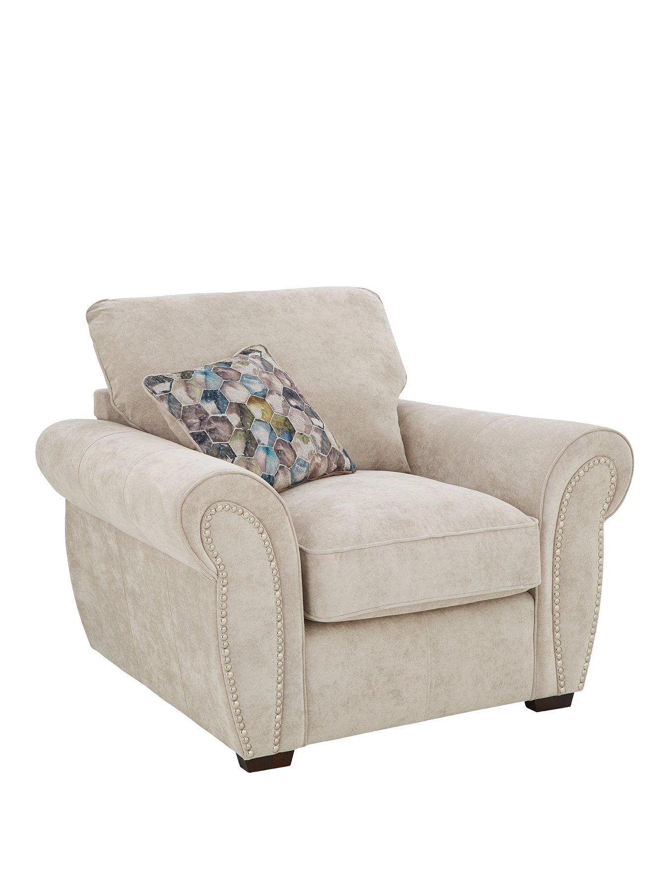 Very Home Flair Fabric Armchair 5 Very Home Flair Fabric Armchair - Image 3