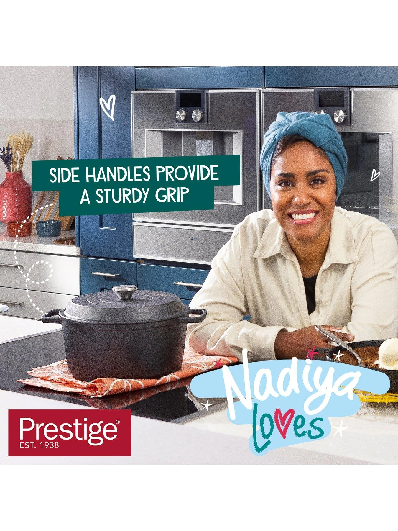 Prestige Nadiya Cast Iron Casserole, 4.5l 6 Prestige Nadiya Cast Iron Casserole, 4.5l - Image 4