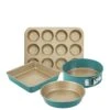 Prestige Nadiya Bakeware Set, 4 Piece -Oleu Furniture Shop UUU63 SQ1 0000000082 TEAL SLf