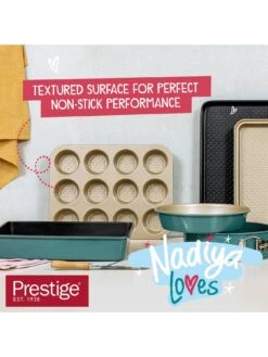 Prestige Nadiya Bakeware Set, 4 Piece -Oleu Furniture Shop UUU63 SQ3 0000000082 TEAL SLd1